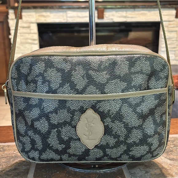 Vintage Yves Saint Laurent Giraffe Shoulder/Crossbody Bag GUC - Picture 1 of 14